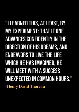 Henry David Thoreau Quotes