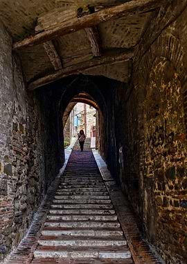 Medieval Alley in Perugia