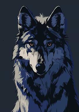 Wolf Retro Minimal