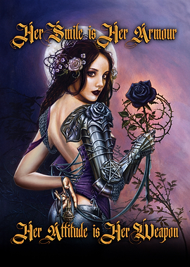 Her smile is her armour