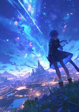 Night Sky Anime