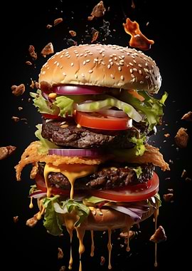 Exploding Cheeseburger