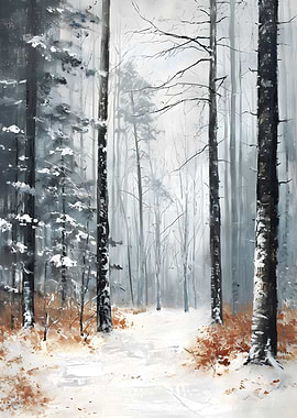 Winter Whispering Woods