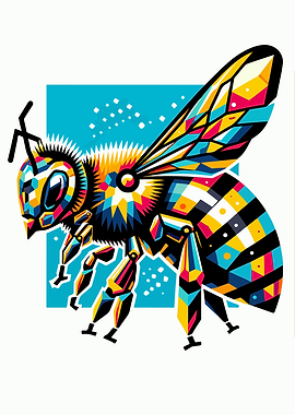 bee wpap pop art