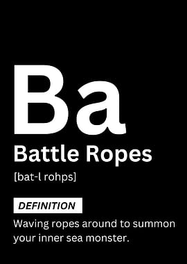 Battle Ropes Funny Workout