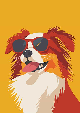 Dog Retro Minimal