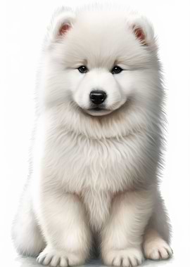 Samoyed Dog 04