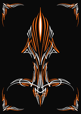 Retro Floral Pinstriping