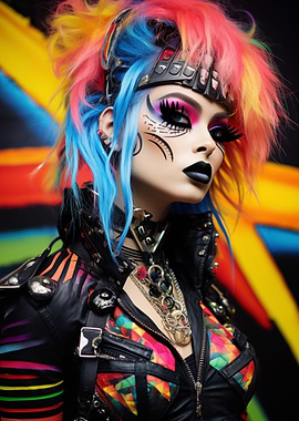 Cybergoth Babe No8