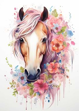Horse Watercolor