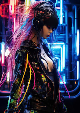 Cybergoth Babe No6
