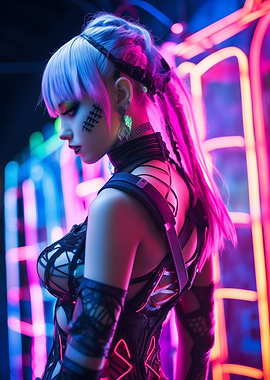Cybergoth Babe No10