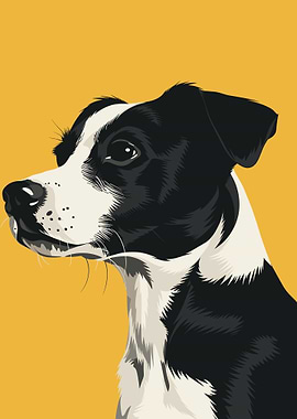 Dog Retro Minimal
