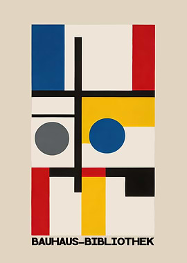 Bauhaus Library Poster