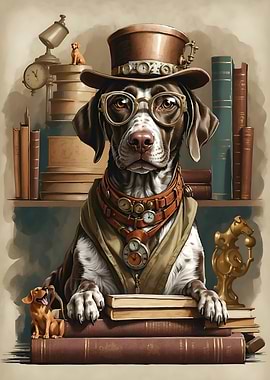 Smart German Pointer Dog