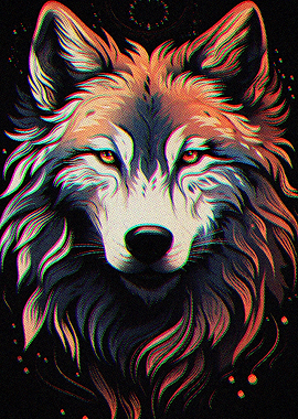 Retro Wolf