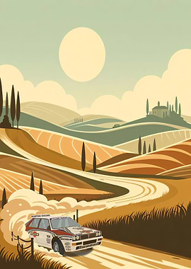 Tuscan hills and a Delta