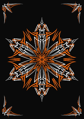 Retro Floral Pinstriping