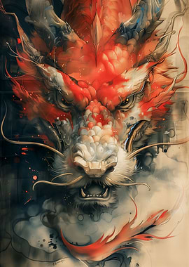 Vintage Japanese Dragon