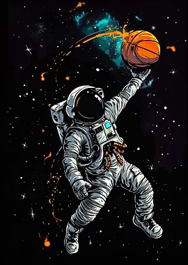 astronaut basketball