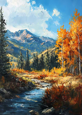 Majestic Mountain Vista