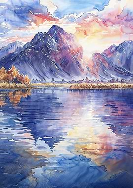 Sunset Mountain Bliss