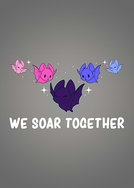 Omnisexual Pride Cute Bat