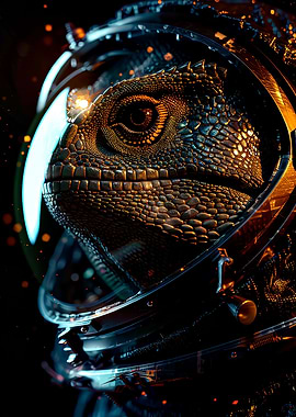 Lizard Astronaut