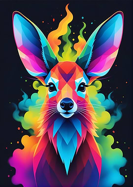 Geometric Color Mousedeer