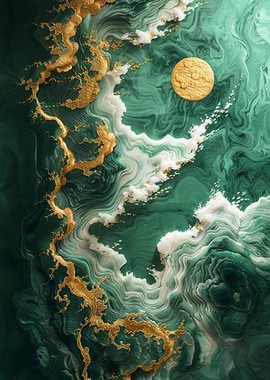 Landscape Green Gold