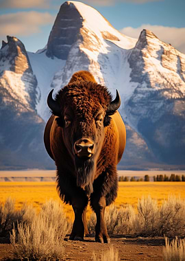 Lonely Bison