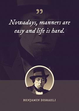 Nowadays manners are easy