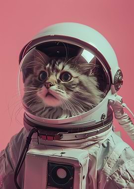 Maine Coon Astronaut