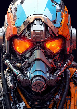 Futuristic Robot Soldier