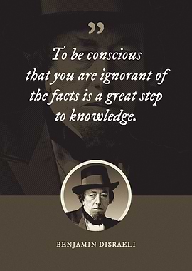 To be conscious that you