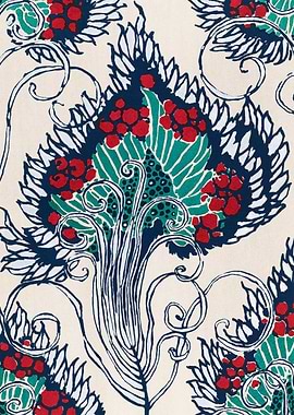 Aesthetic flower painting