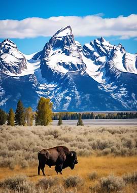 Lonely Bison