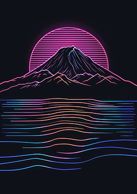 Japan Retro Dark Neon