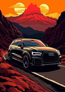 A car Audi RS Q3