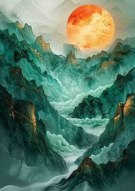 Nature Green Gold Decor