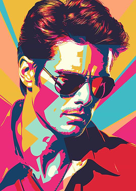 Tom Cruise Pop Art Design