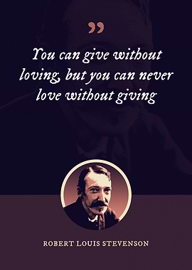 You can give without lovin