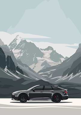 Minimal Audi RS6 Mansory