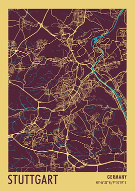Stuttgart Map