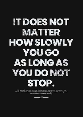 Progress Not Perfection