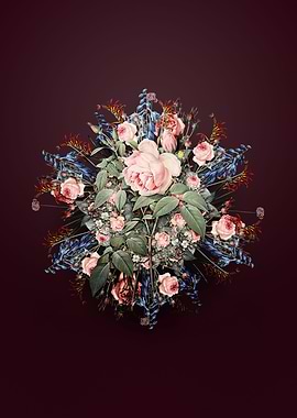 Fragrant Rosebush Wreath