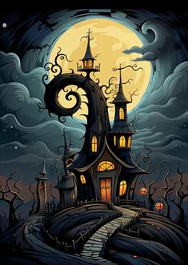 Spooky House Hallowen