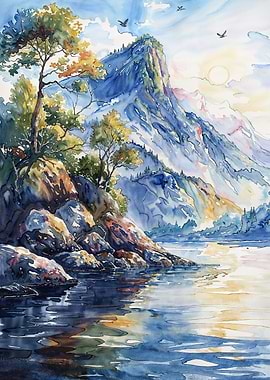 Majestic Mountain Lake