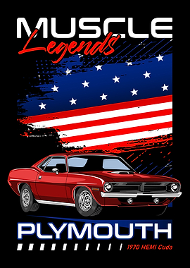 American Hemi Cuda Car