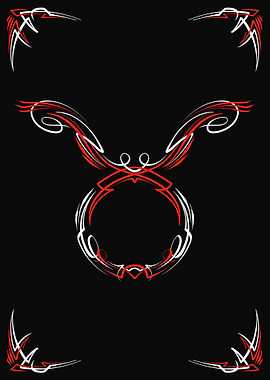 Taurus Floral Pinstriping